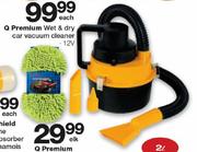 Q Premium Wet & Dry Car Vacuum Cleaner-12V Each