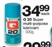 Q 20 Super Multi-Purpose Lubricant-300g Each