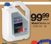 Mobil Motor Oil (20W-50)-5L Each