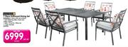Terrace Leisure 7 Piece Driftwood Dining Set-Per Set