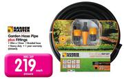 Garden Master Garden Hose Pipe Plus Fittings-20mx12mm