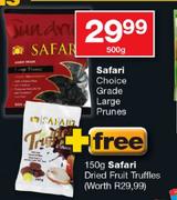 Safari Choice Grade Large Prunes-500g Each