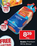 Sasko Premium White Bread-700g Each