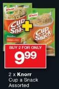 Knorr Cup A Snack Assorted-2's
