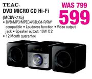Teac DVD Micro CD Hi-Fi(MCDV-775)