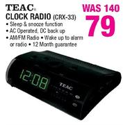 Teac Clock Radio(CRX-33)