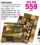 Paris Rugs-160X220cm Each