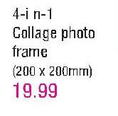  4-In-1 Collage Photo Frame (200X200mm)-Each