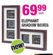 Elephant Shadow Boxes-Each