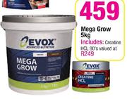 Evox Mega Grow-5kg Including Creation HCL 90's Pack