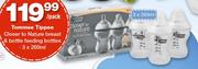 Tommee Tippee Closer To Nature Breast & Bottle Feeding Bottles-3x260ml Pack