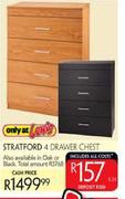 Stratford 4 Drawer Chest