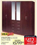 Stratford 6 Door Multi Robe