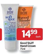Good Stuff Hand Cream-75ml Each