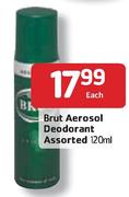 Brut Aerosol Deodorant-120ml