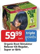 Organic Root Stimulator Relaxer Kit Regular, Super or Girls Each