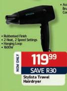 Stylista Travel Hairdryer