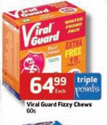 Viral Guard Fizzy Chews-60 Per Pack Each