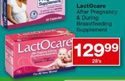 LactOcare After Pregnancy & During Breastfeeding Supplement-28's