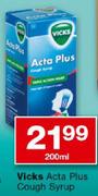 Vicks Acta Plus Cough Syrup-200ml