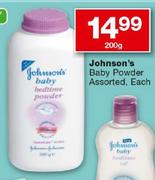 Johnson's Baby Powder-200g Each