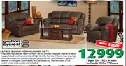 Grafton Everest 3 Piece Giovani Mocha Lounge Suite
