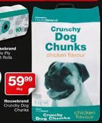  Housebrand Crunchy Dog Chunks-8kg Each