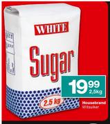 Housebrand White Sugar-2.5Kg Each