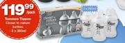 Tommee Tippee Closer To Nature Bottle-3x260Ml Per Pack