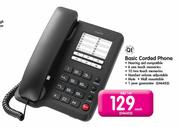 Qt Basic Corded Phone-Each