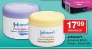 Johnson's Aqueous Body Cream Assorted-350ml Each
