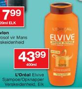 L'Oreal Elvive Sjampoe/Opknapper Verskeidenheid-400ml