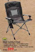 Camp Master Steel Comfort Chair-Each