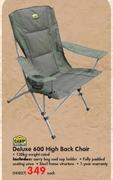 Camp Master Deluxe 600 High Back Chair-Each