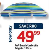 PnP Beach Umbrella Brights-180Cm