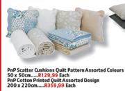 PnP Scatter Cushions Quilt Pattern(50x50Cm)-Each