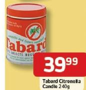 Tabard Citronella Candle-240Gm