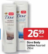 Dove Body Lotion-250ml Each