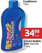 Satiskin Bubble Bath-2L Each