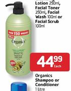Organics Shampoo Or Conditioner-1L Each