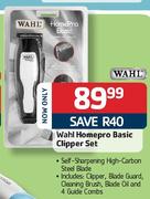 Wahl Homepro Basic Clipper Set-Each