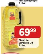 Clear Lite Citronella Oil-2L
