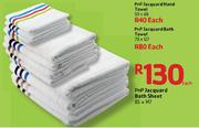 PnP Jacquard Bath Sheet(85x147)-Each