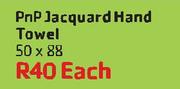 PnP Jacquard Hand Towel(50x88)-Each