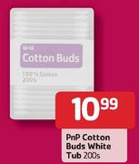 PnP Cotton Buds White Tub-200's