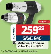 Mellerware Crimson Value Pack-20222 Each