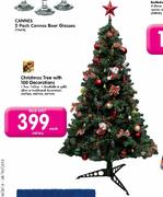 Christmas Tree With 100 Decorations-Each
