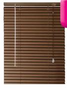 Finishing Touches Wood Grain Aluminium Venetian Blinds(960x1600mm)-Each