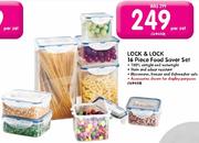 Lock & Lock 16 Piece Food Saver Set-Per Set