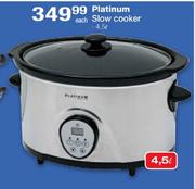 Platinum Slow Cooker-4.5L Each
